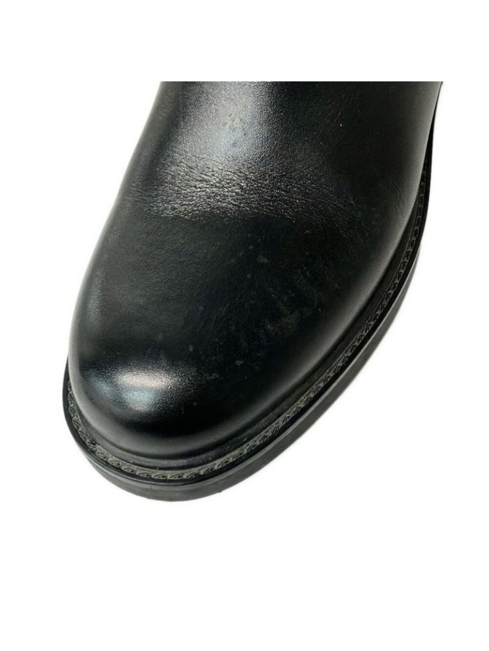 Gucci Long Boots 36 Black Logo Leather - Picture 9 of 9